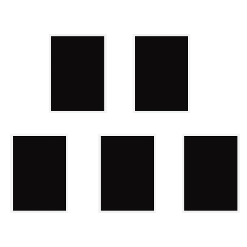

【NEW】5X Black Laser Marking Paper For DIY Laser Marking Engraver Cutter Machine, Used On Ceramics Glass Plastic Material