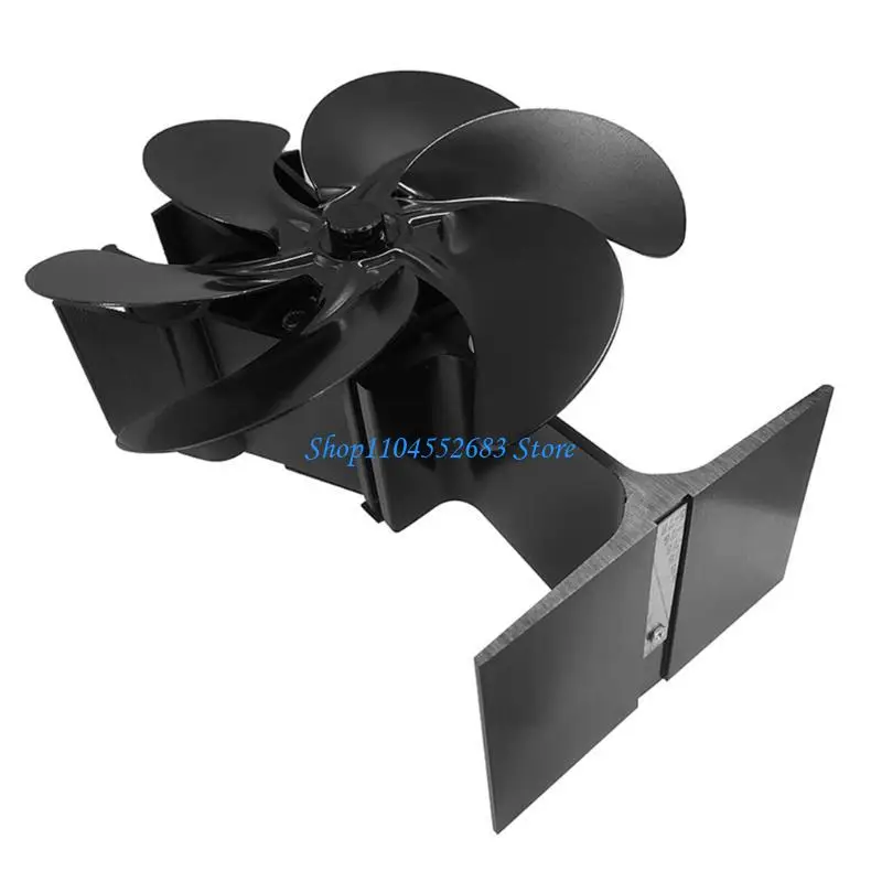 

Y6GD Деревянная печь Вентилятор Тепловой питание 6 лезвий тихий деревянный сжигающий вентиляторы вентиляторы камин. Не требуется