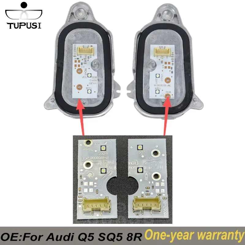 

Для Audi Q5 SQ5 8R светодиодные фары DRL модуль дневных ходовых огней 8R0941475A 8R0941476A