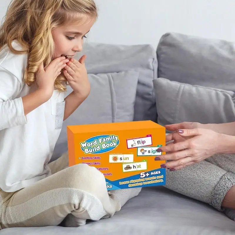 Sight Words Flash Cards Kindergarten Word Family Read Rhyme Activity Flash Cards Sight Letter Sounds Early Childhood Education