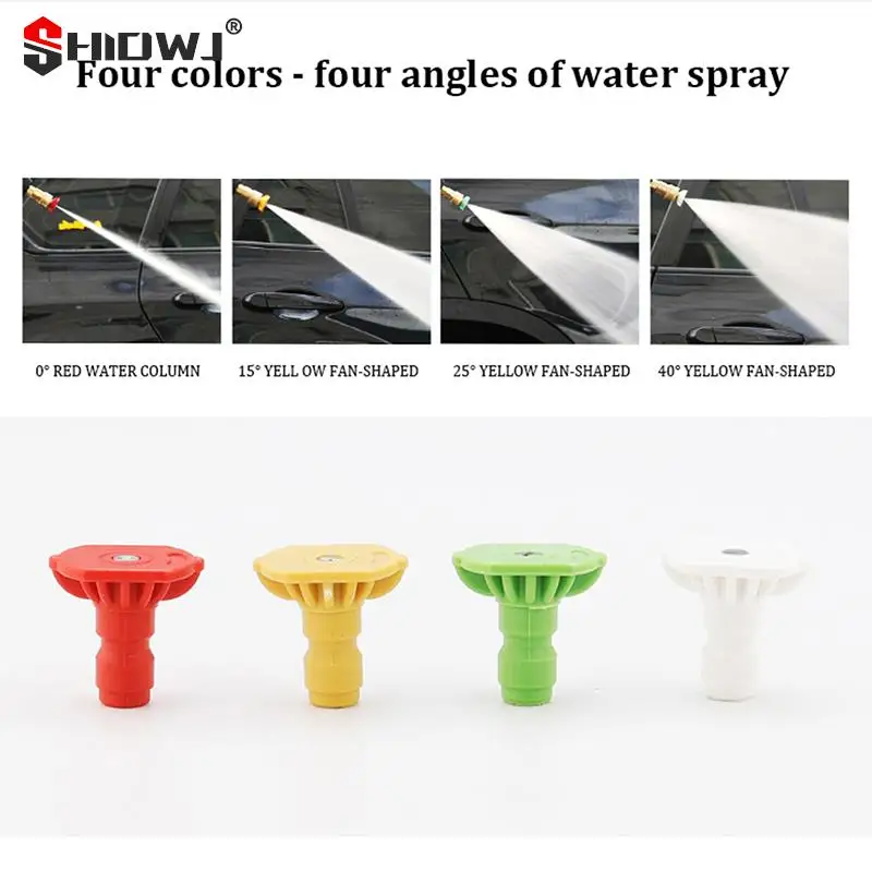 Car Wash Accessories Spray Nozzle For High Pressure Washer And Wireless Lithium Battery Wash Gun 1/4 Quick Connection