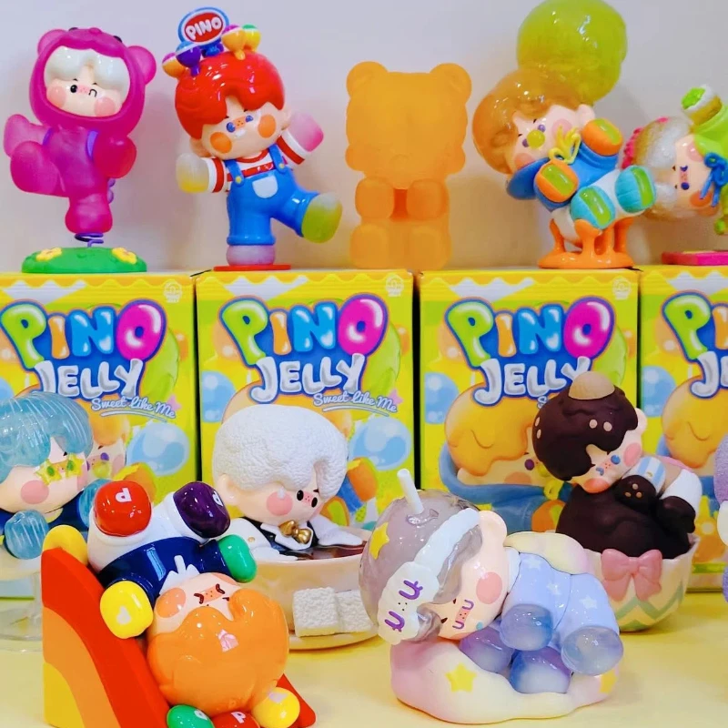 

Genuine Popmart Pino Jelly Sweet Like Me Series Blind Box Figure Desktop Decoration Collectible Gift Fashion Figure Mystery Box