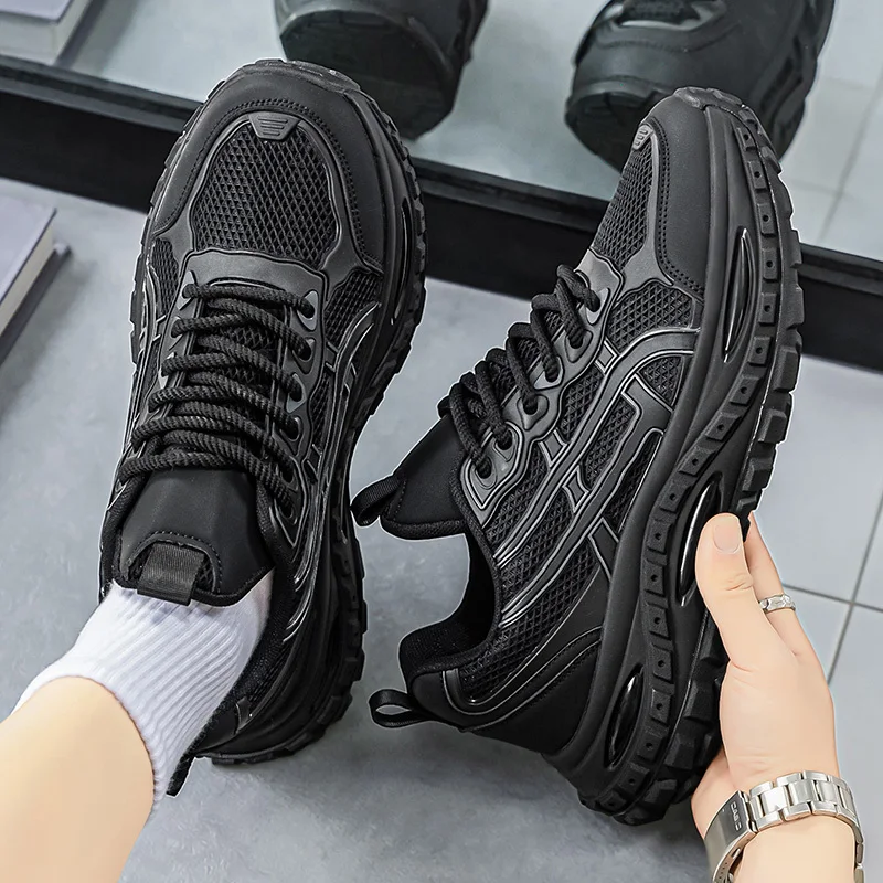 

Men's Casual Sports Shoes Comfortable Breathable Non-slip Elastic Cushioning Wear-resistant Suitable for Outdoor Running