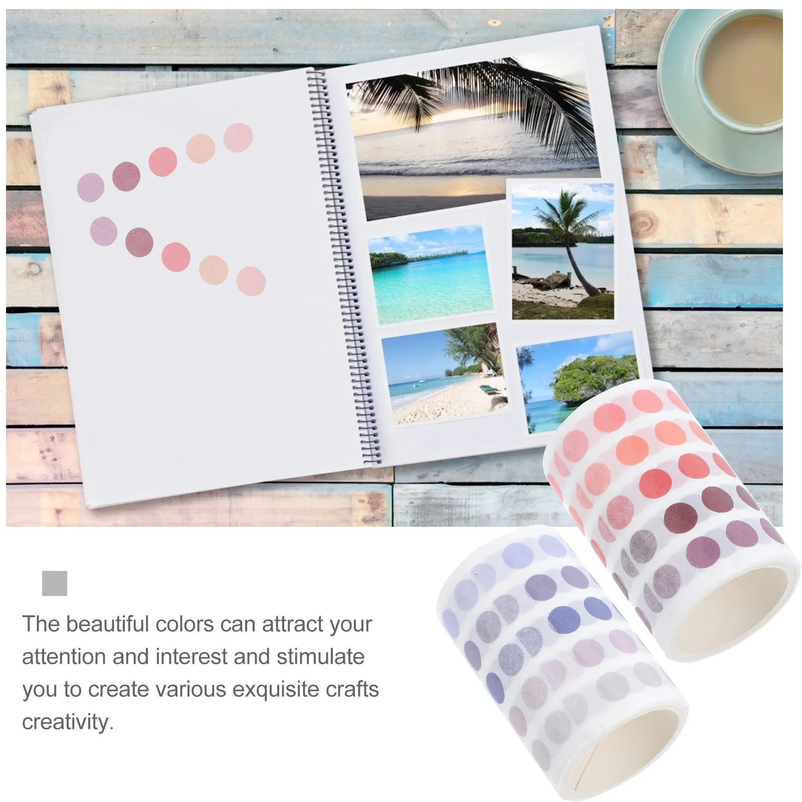 

Набор из 4 декоративных наклеек-точек для скрапбукинга, канцелярских принадлежностей и рукоделия, самоклеящиеся стикеры для скрапбукинга