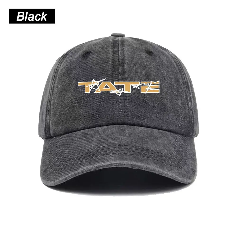 Vintage Washed Baseball Cap Retro T8 So Close To What Tate Mcrae TATE Print Graphic Unisex Streetwear Casual Trucker Hat