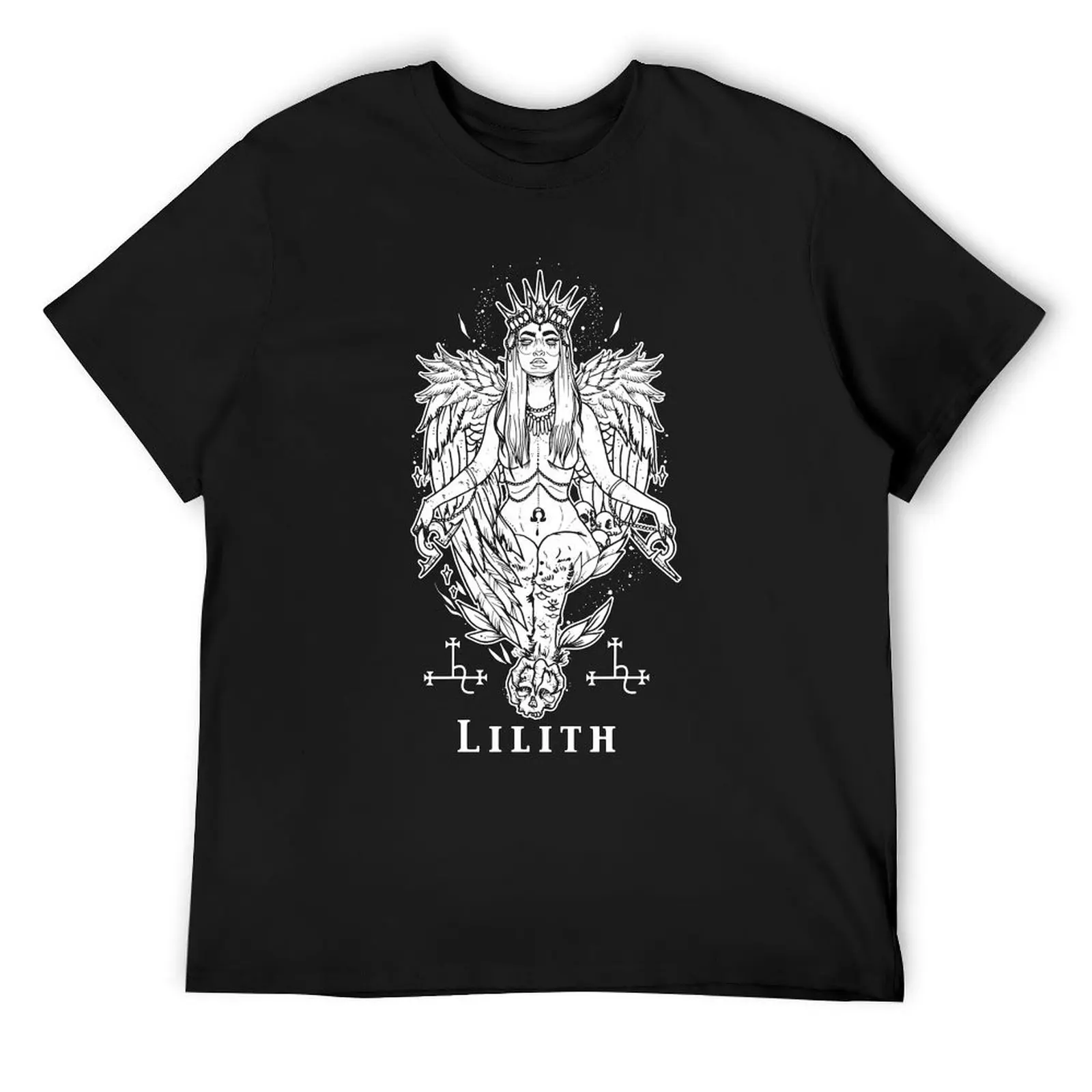 

Lilith Mother of Demons T-Shirt rapper graphic tees Aesthetic clothing fashion shirts vintage mens t shirt