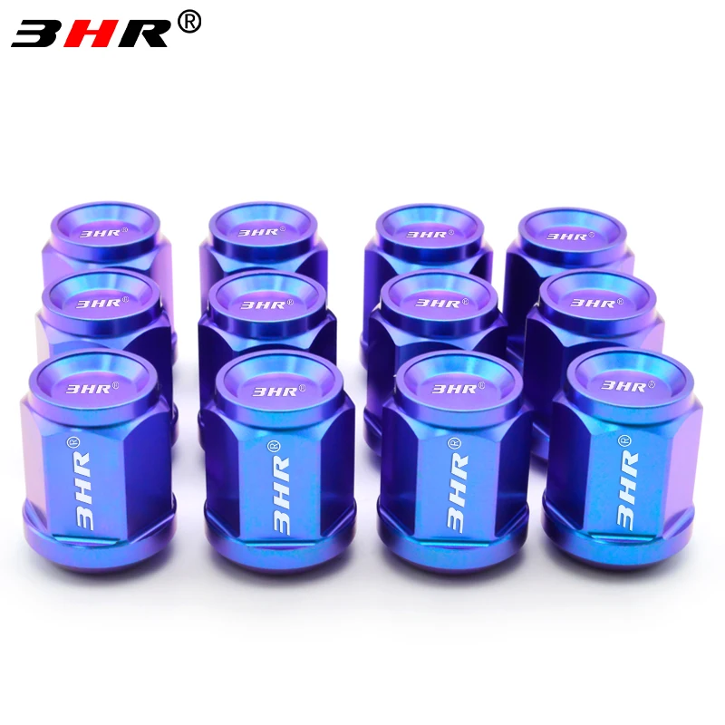 HRMin Gr5 Titanium Nut M10x27 wheel Nuts for Motorcycle wheel 5PS