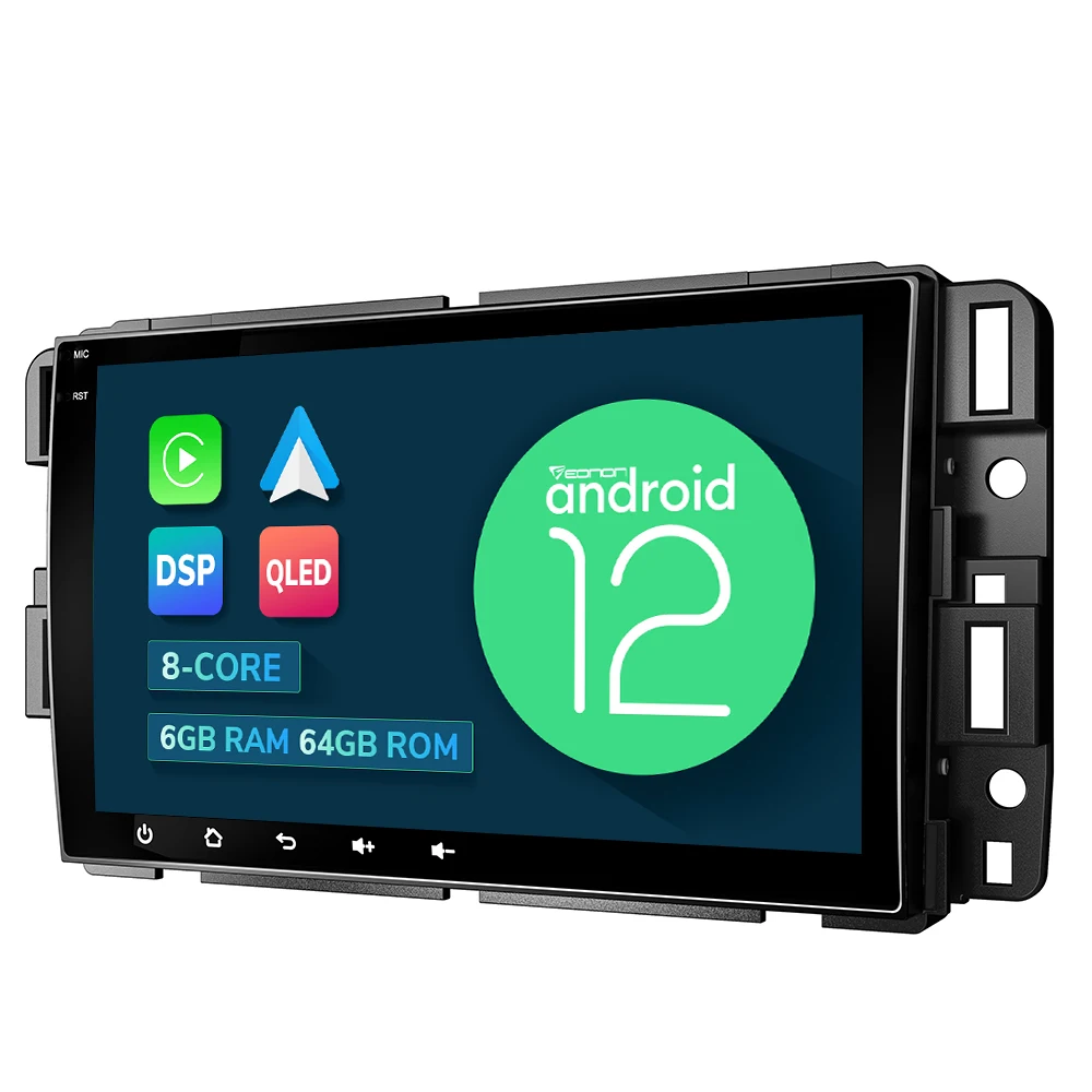 EONON 8-дюймовый Android автомобильный радиоприемник для Chevrolet Express Van с DSP Carplay Android авто 6 + 64 Гб Сенсорный экран автомобильный mp3-плеер