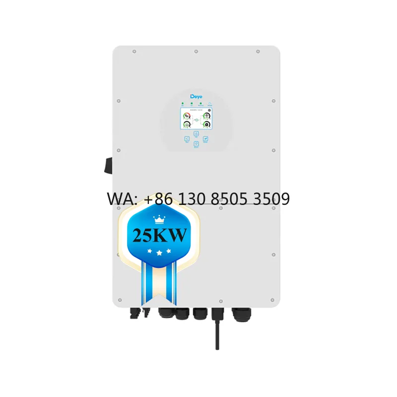 

Deye SUN-25K-SG01 HP3-EU-AM2 25kw High Voltage Solar Hybrid Inverter 3 Phase deye 20kw Hybrid Solar Inverter
