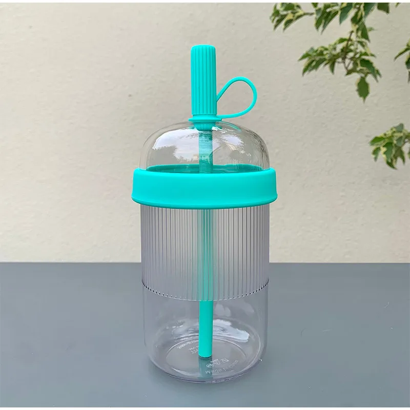 Coffee Cups With Lids Reusable Tumbler With Straw And Straw Cold Drink Tumbler For Women Men  For Home Cup Straws For Drinks view 6