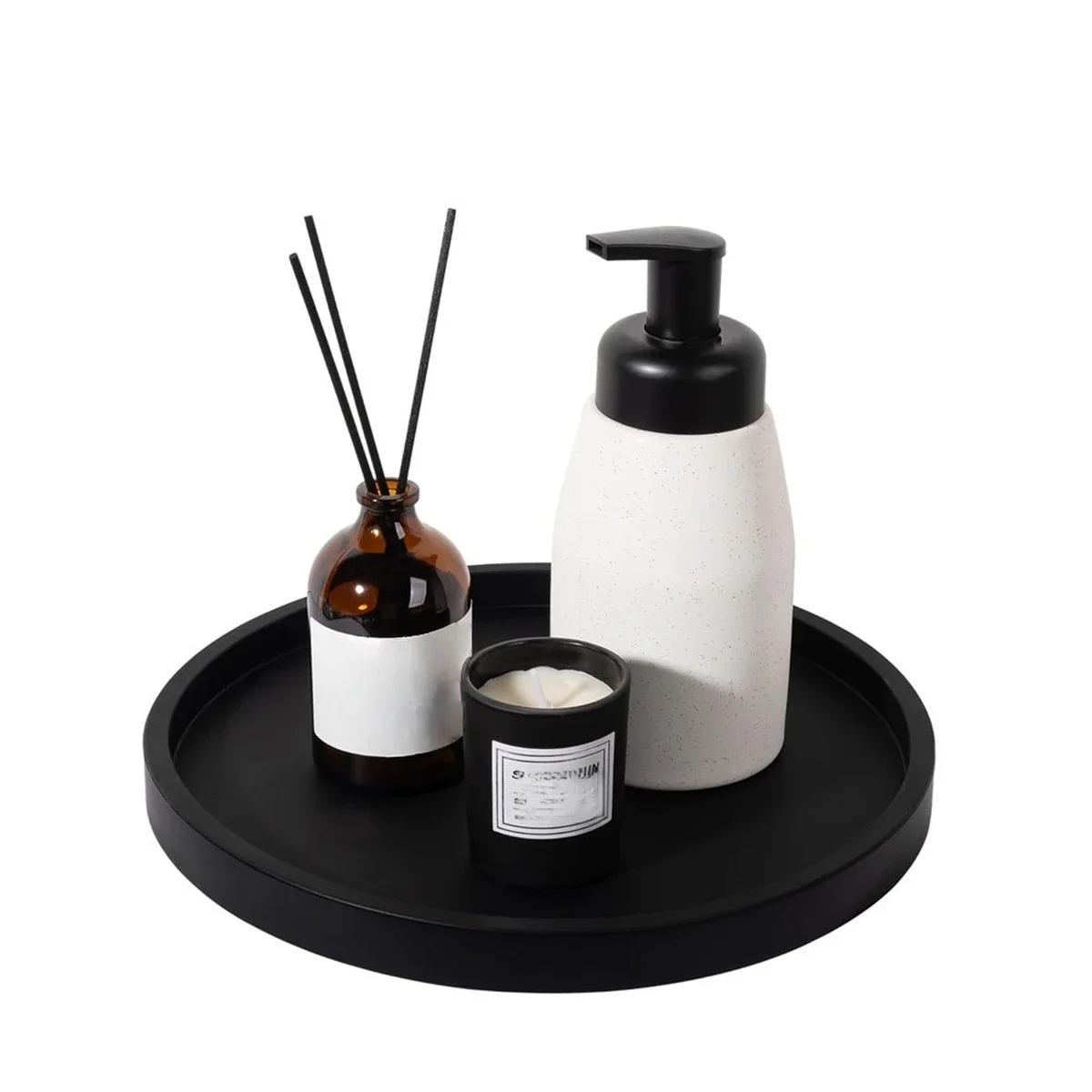 

Силиконовый дозатор мыла для туалетного столика в ванной комнате и органайзер на столешнице с функцией легкой очистки, можно мыть в посудомоечной машине