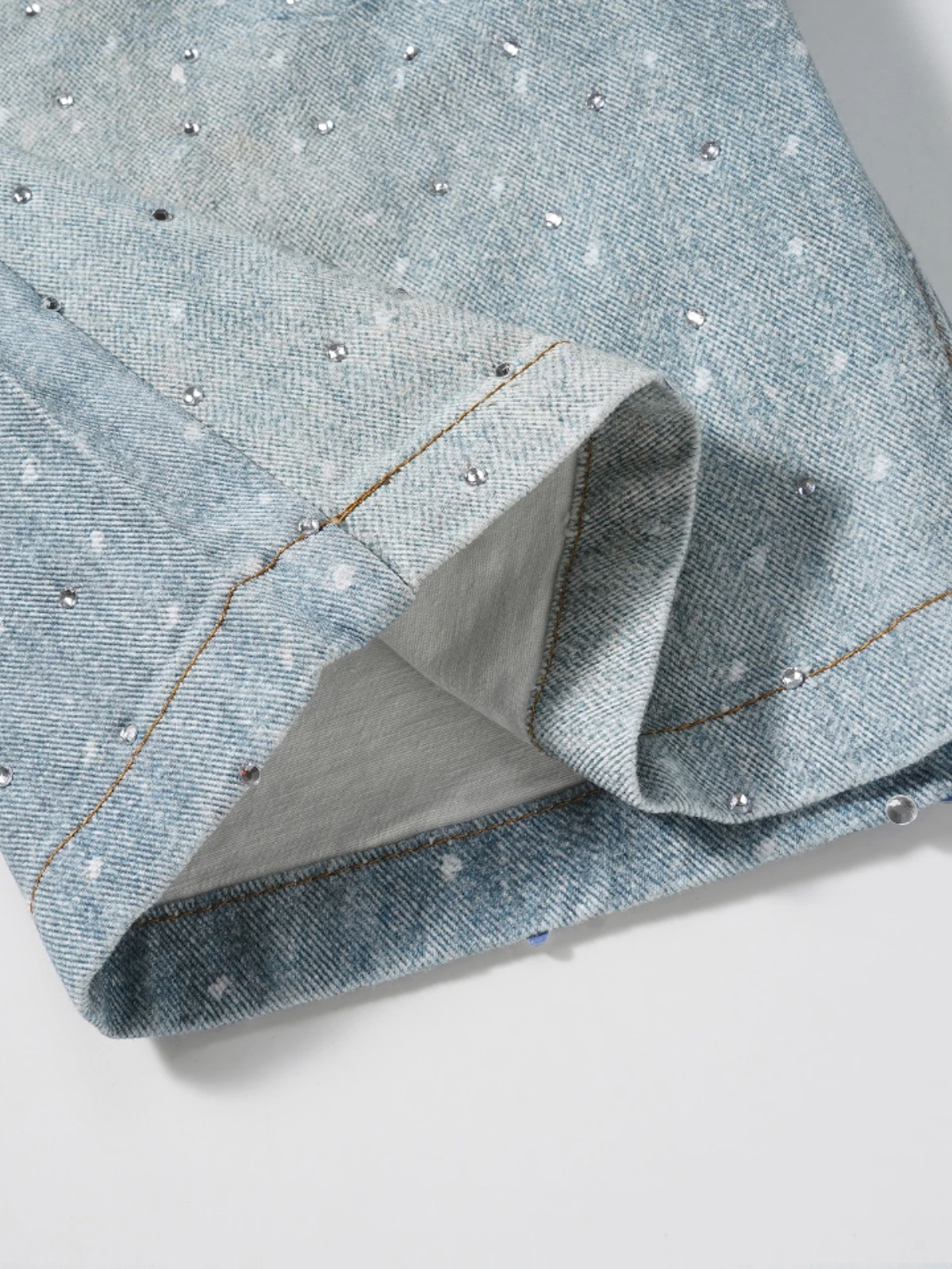 High-end-Hot Diamant Strass Band Denim Shorts Männer Frauen 2025, Frühling Sommer Neue Mode High Street Nische Fünf-punkt Hosen