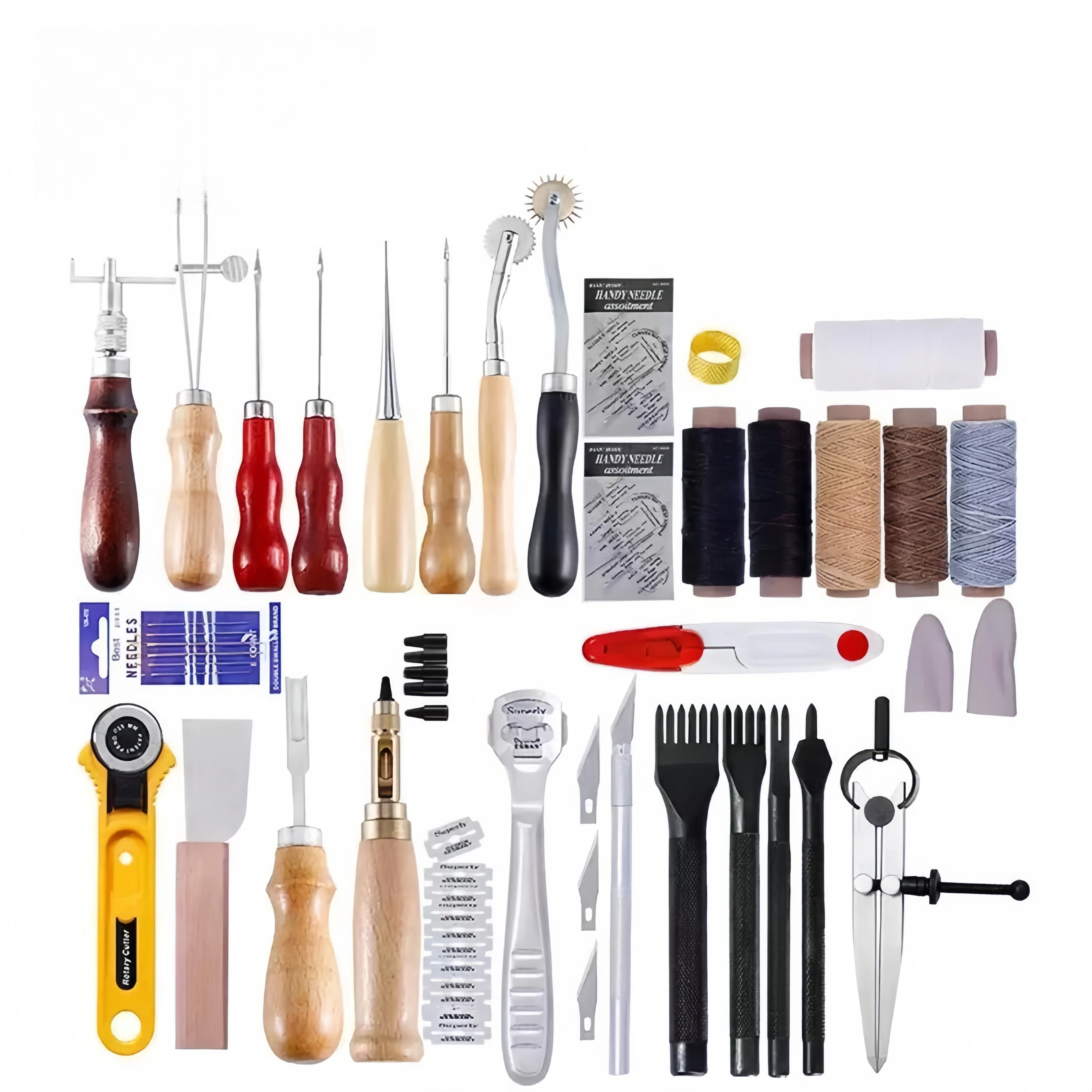 

Набор инструментов для работы с кожей своими руками: для ремонта, ручного шитья, алмазный нож, инструменты для кожевенного искусства