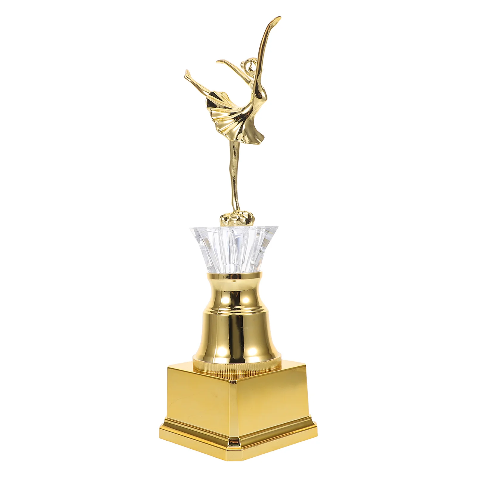 

Ballet Dance Trophy Cup Plastic Golden Finish Award For Adults Small Trophy For Schools Parties Competitions Sports