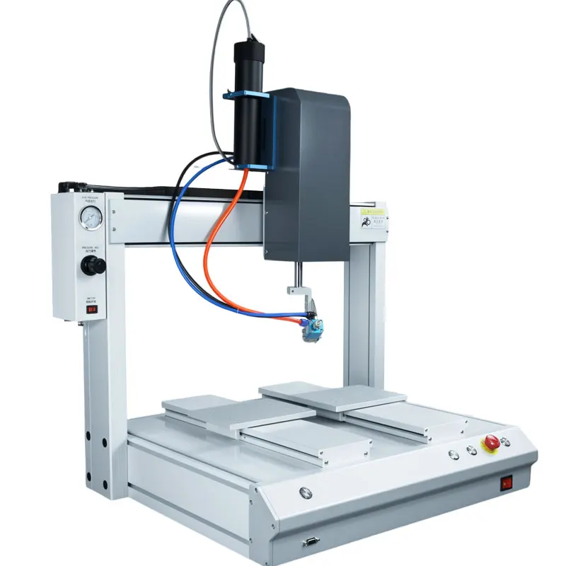 

Double Station Glue Dispenser Spraying Machine Universal Automatic Silicone/epoxy Resin/UV Glue Dispensing Machine With Rotation