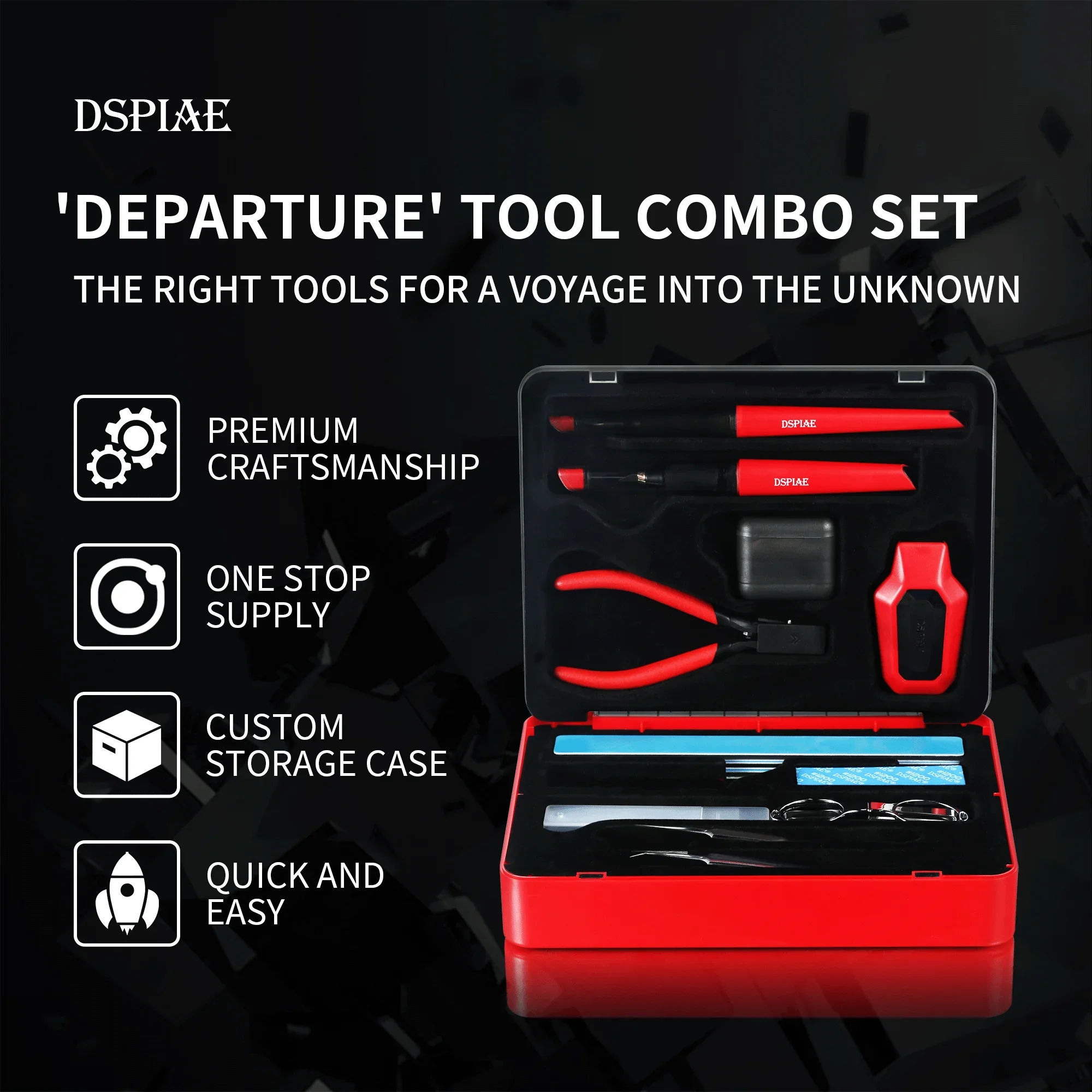 

DSPIAE TC-S01 Multifunctional Model Tool Set Departuretool Combo High-Quality Plastic Metal for DIY Baking Cake Tools