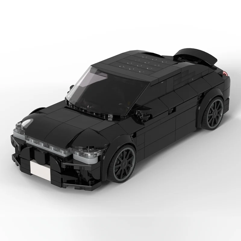 QWERT Speed Racing Car Model MOC Building Bricks Performance Sedan Modular Technology Gifts Holiday Assemble Children Toys Suit