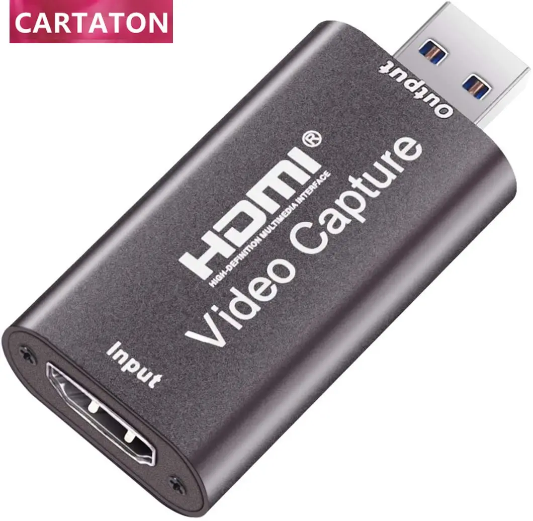 1080P HDMI To USB 2.0 3.0 Game Recording Box for Computer Youtube OBS Live Streaming Broadcast hdmi video capture card