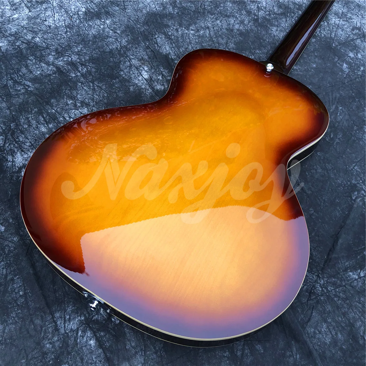 Top Quality New Grote Sunburst Archtop Guitar P90 Pickups Jazz Electric Guitar with Maple Hollow Body Guitars