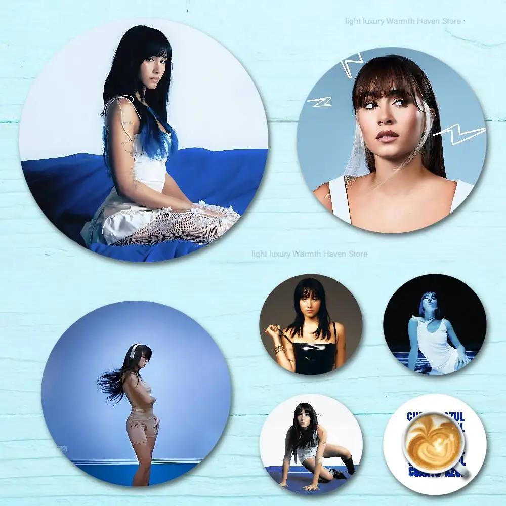 

A-Aitanas-S Cuarto azul Round Wooden Coasters For Cute Design Suitable for Drinks Tea,Coffee Home Perfect Gift