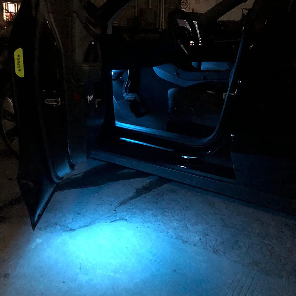 Per Tesla Model 3/Y/S/X lampadine per interni a LED Ultra-luminose Kit accessori fit Trunk, Frunk, pozzanghera per porte, luci per piedi