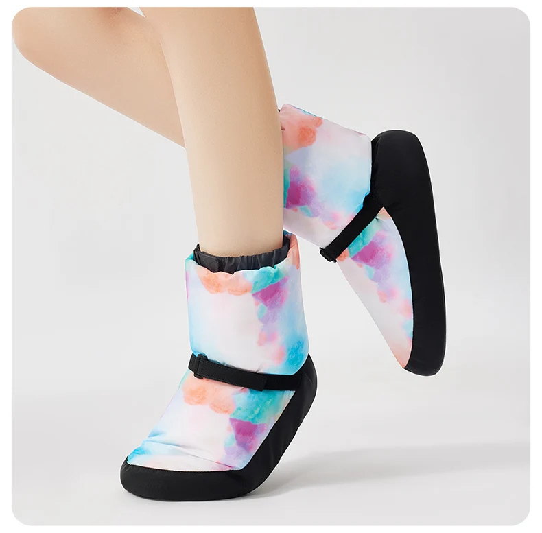 Ballett-Wärmestiefel, Damen-Tanzschuhe mit weicher Sohle, Kinder-Profi-Tanzschuhe mit verdickter Sohle für den Winter – Detail 5