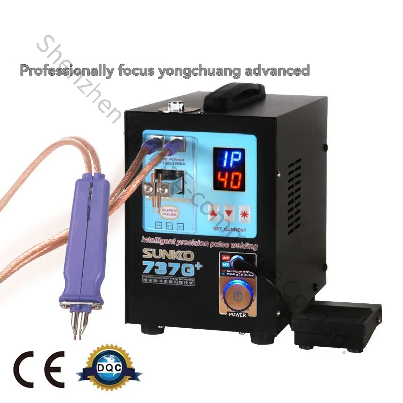 

737G+ 4.3KW Spot Welder 110V 220V High Power Automatic Pulse Spot Welder with Pen Use Battery Pack Welding Machine