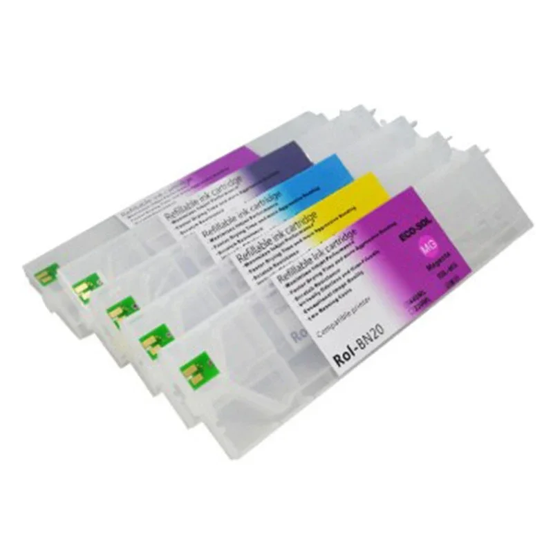 440ML ECO-SOL MAX2 MAX3 MAX Refillable ink Cartridge With permanent chip For Roland BN-20 RS-640 xc540 VS-640 540 VS420 VS300