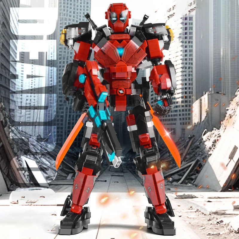 

2000+Pcs Superheroes Building Blocks Action Figures Marvel Deadpool Bricks Sets DIY Toys Christmas Gifts for Kids Boys Adult