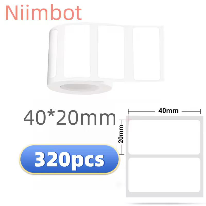 Niimbot B21/B1/B3S Thermal Label Sticker Paper Printable White 20-50mm Width Clothing Tag Commodity Price Food Self-Adhesive - Image 18
