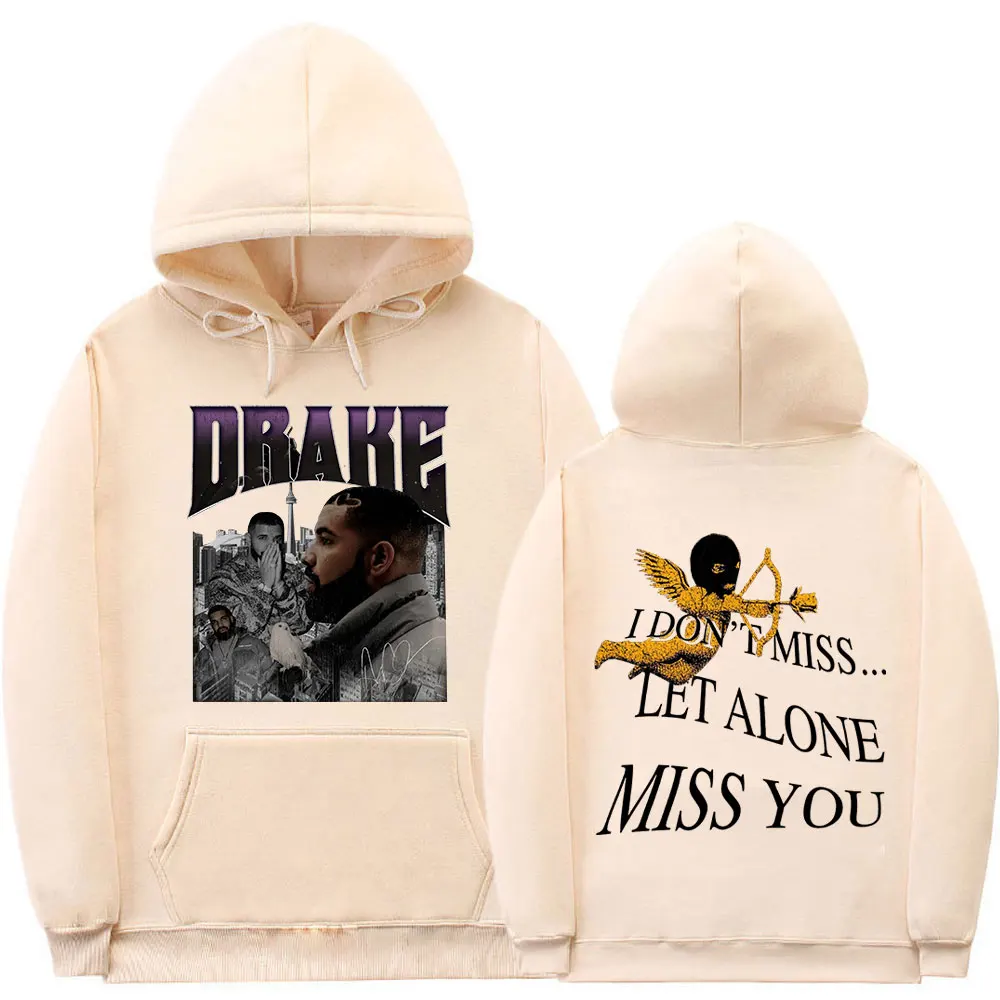 

Rapper Drake Drizzy Men's Hoodie Men's and Women's Fashion Simple Long sleeved Pullover Street Trend Harajuku Large Sweatshirt