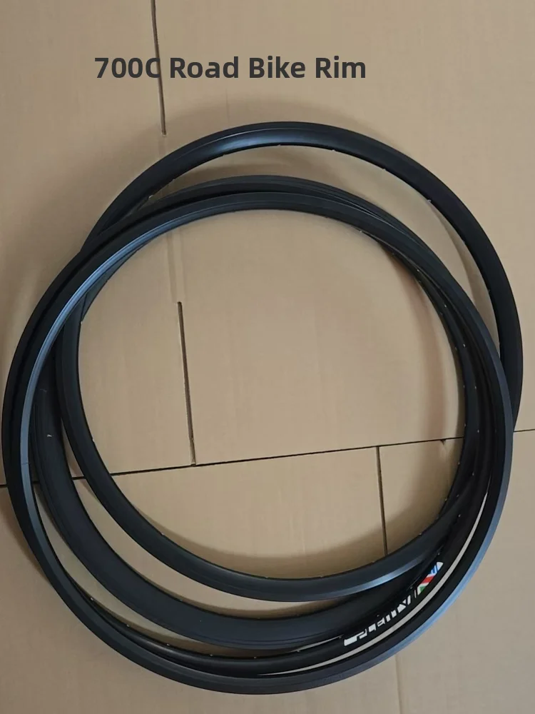 

Thiened Aluminum Alloy Bicycle Wheel Rims 700c 23/25/28c Disc Brake Double Layer Thiened Beautiful Mouth 24 Hole 32 Hole