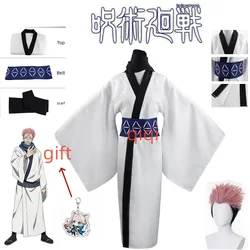 Ryomen Sukuna Cosplay Jujutsu Kaisen Kostümleri Yetişkin Erkek Kadın Kıyafetleri Japonya Kimono Hanfu Cadılar Bayramı Anime Giyim