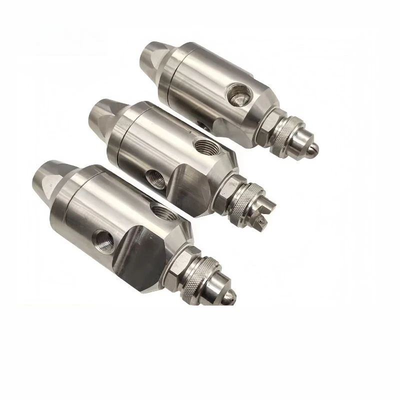 Automatic air mist nozzle, papermaking humidification and dust removal stainless steel spray nozzle