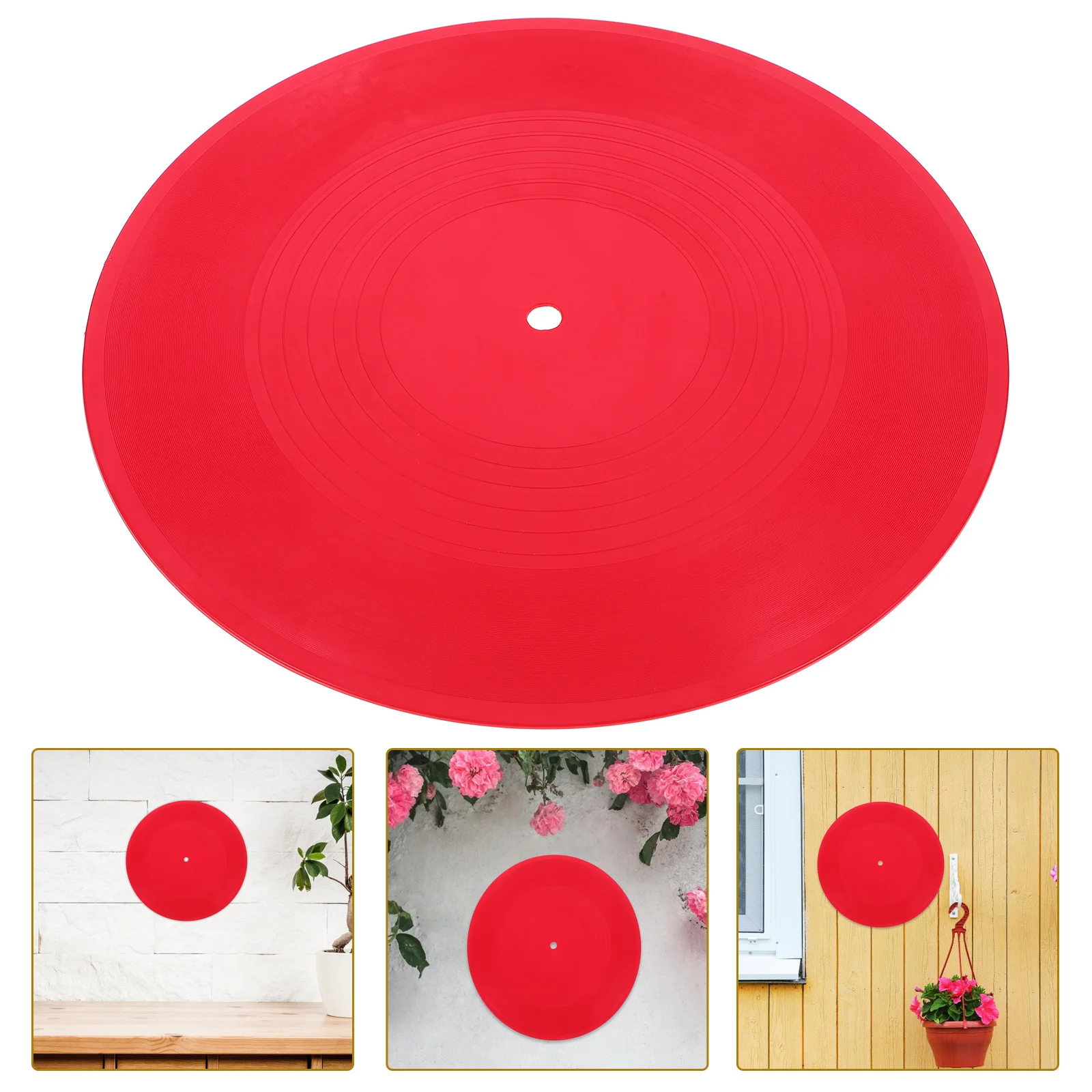 Vinyl Record Decoration Disc Wall Interior Adornments Vintage Music Room Fake Records For Home Blank Cd Decorations Dorm