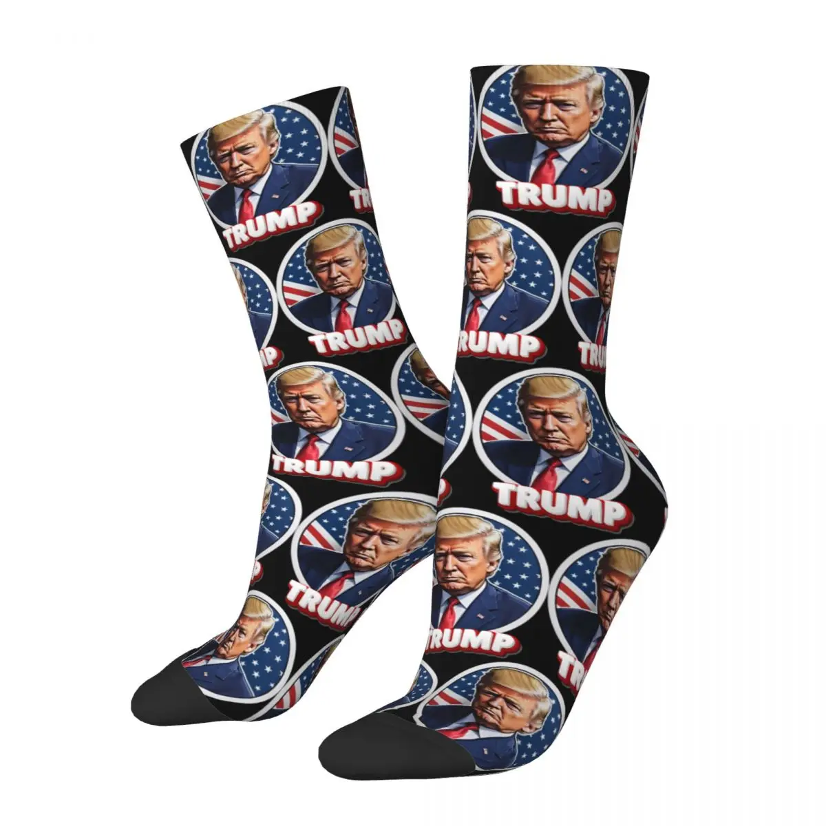 Donald Trump Presidential Socks Autumn Presidential Election Stockings Elegant Women Men Quality Socks Graphic Skateboard Socks