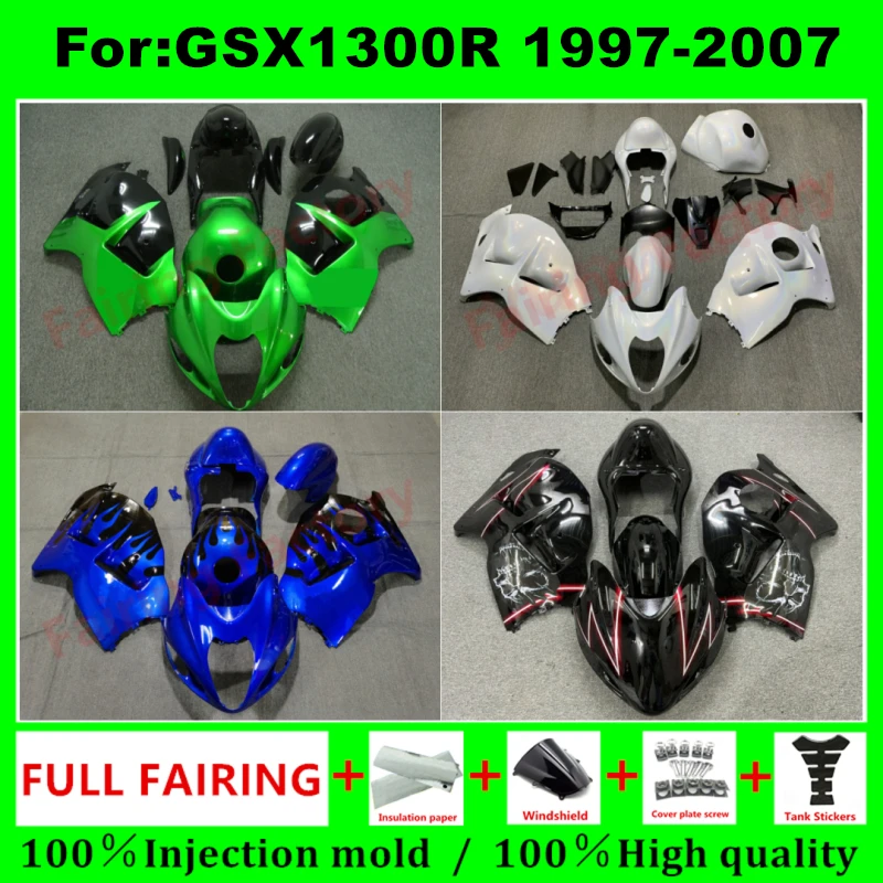 

Fit For Motorcycle Fairings kit fit for GSXR1300 1997 -2007 1998 2006 2005 2004 GSX1300R GSXR 1300 full Fairing bodywork kits