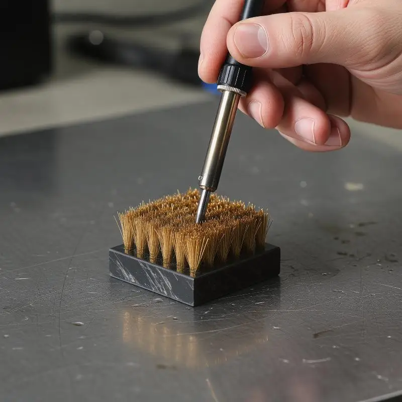 Cleaning Sponge Welding Tip Iron Cleaner Copper Wire Brush Soldering Filter Mesh Desoldering Cleaning Nozzle For Soldering Irons