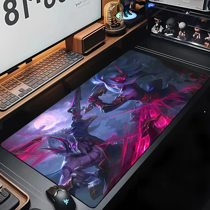 L-large Game League of Legend Mouse Pad Gaming Desk Mat Office Desktop Accessories Mousepad Cabinet Keyboard Mats Kawaii Deskmat