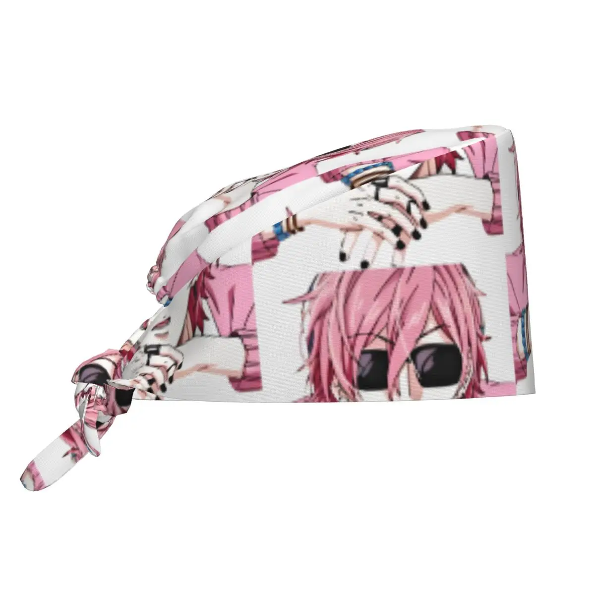 

Шапка медсестры Yarichin B Club Work Scrub Cap манга мальчик Y2K Симпатичная медицинская кепка регулируемая для мужчин и женщин рабочая кепка с завязками на спине