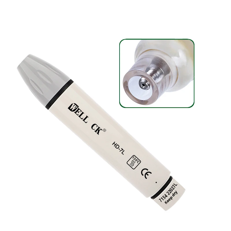 WELLCK Dental Ultrasonic Piezo Scaler Handpiece HW-3H LED Fit for VRN Dental Ultrasonic Scalers Dental supplies Oral equipment