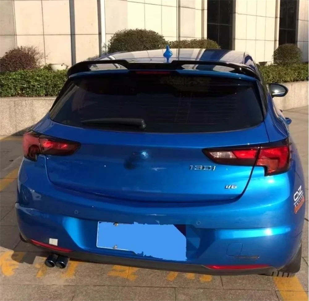 

For Opel Astra K 2016 2017 2018 2019 2020 Material Primer Color Rear Trunk Lip Wing Spoiler Decoration Car Accessories