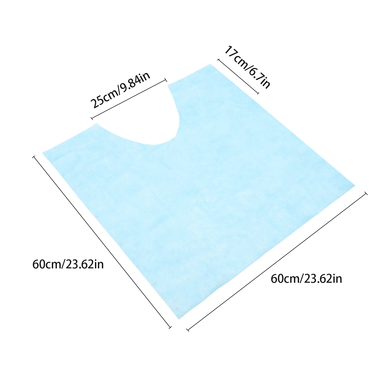 Disposable Toilet Training Floor Mat, Non-Slip, U-Shaped Contour, Pads, Incontinence, Rug, 25 Pcs