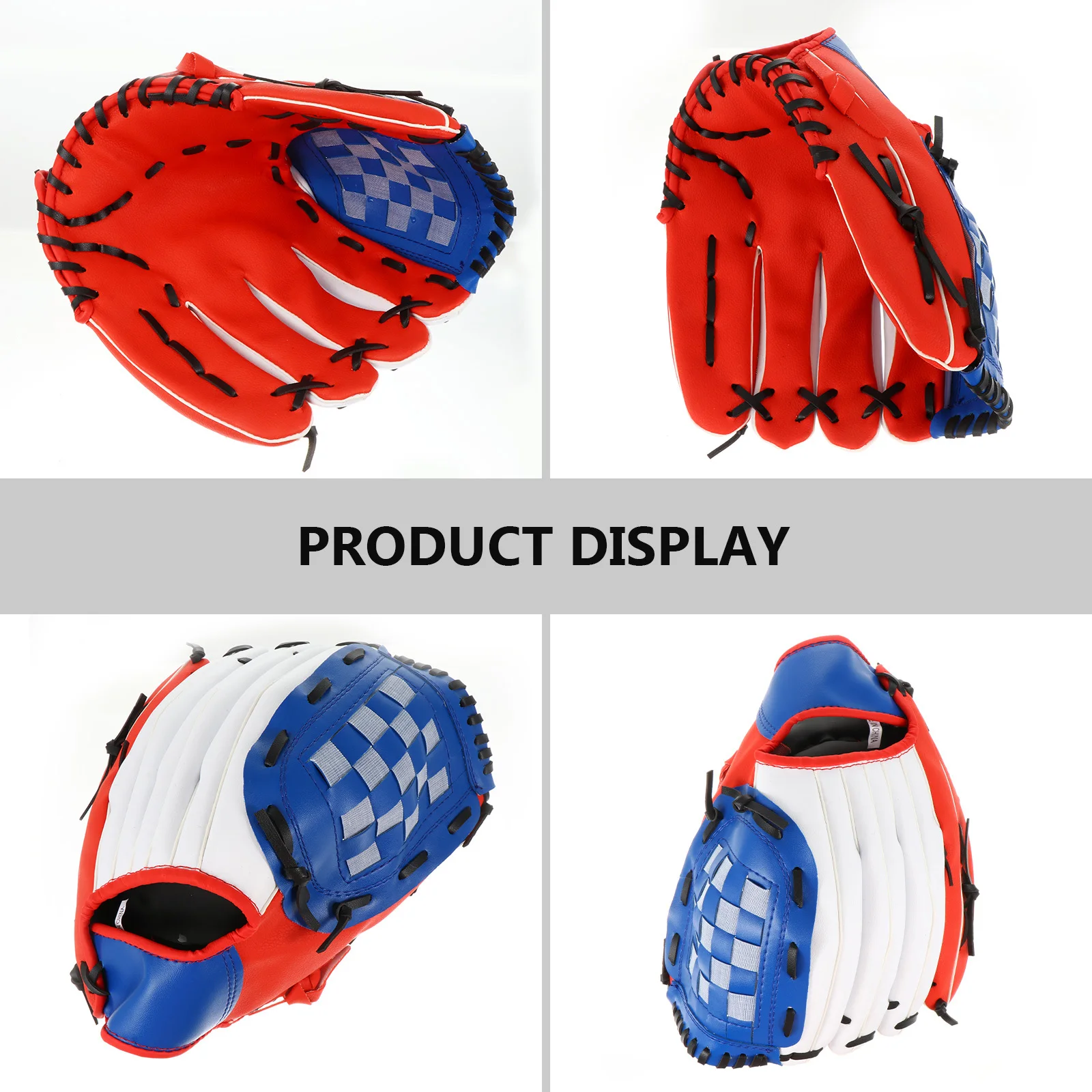 1Pcs Baseball Glove PU Protective Gear Lightweight Flexible Wear-Resistant Impact Resistance Softball Infielder Pitcher