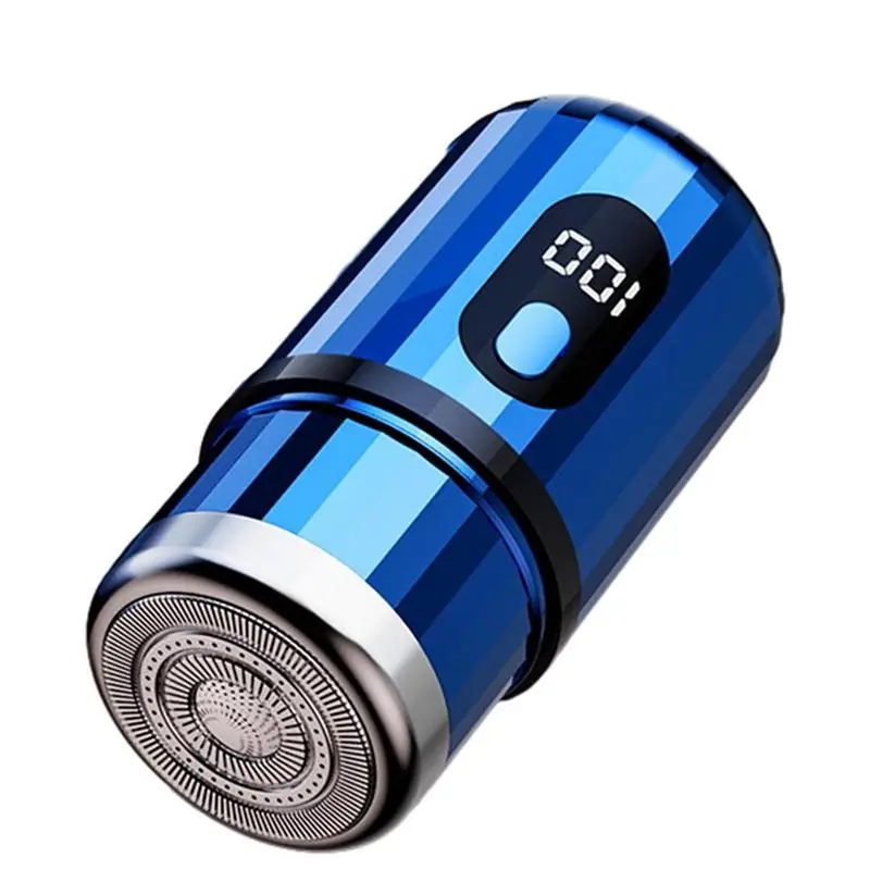 

B83B-Mini Electric Shaver Portable USB Rechargeable Shaver Pocket Travel Shaver Washable Portable Cordless Trimmer