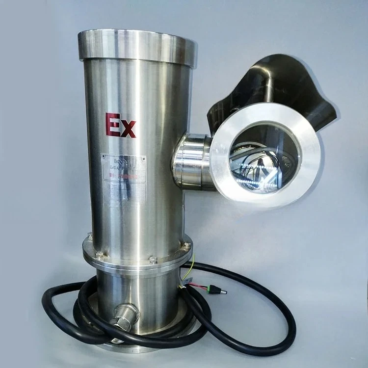 Ex-proof Speed PTZ Camera for Oil and Gas Security Stainless Steel for Work in All Gasproof Environments