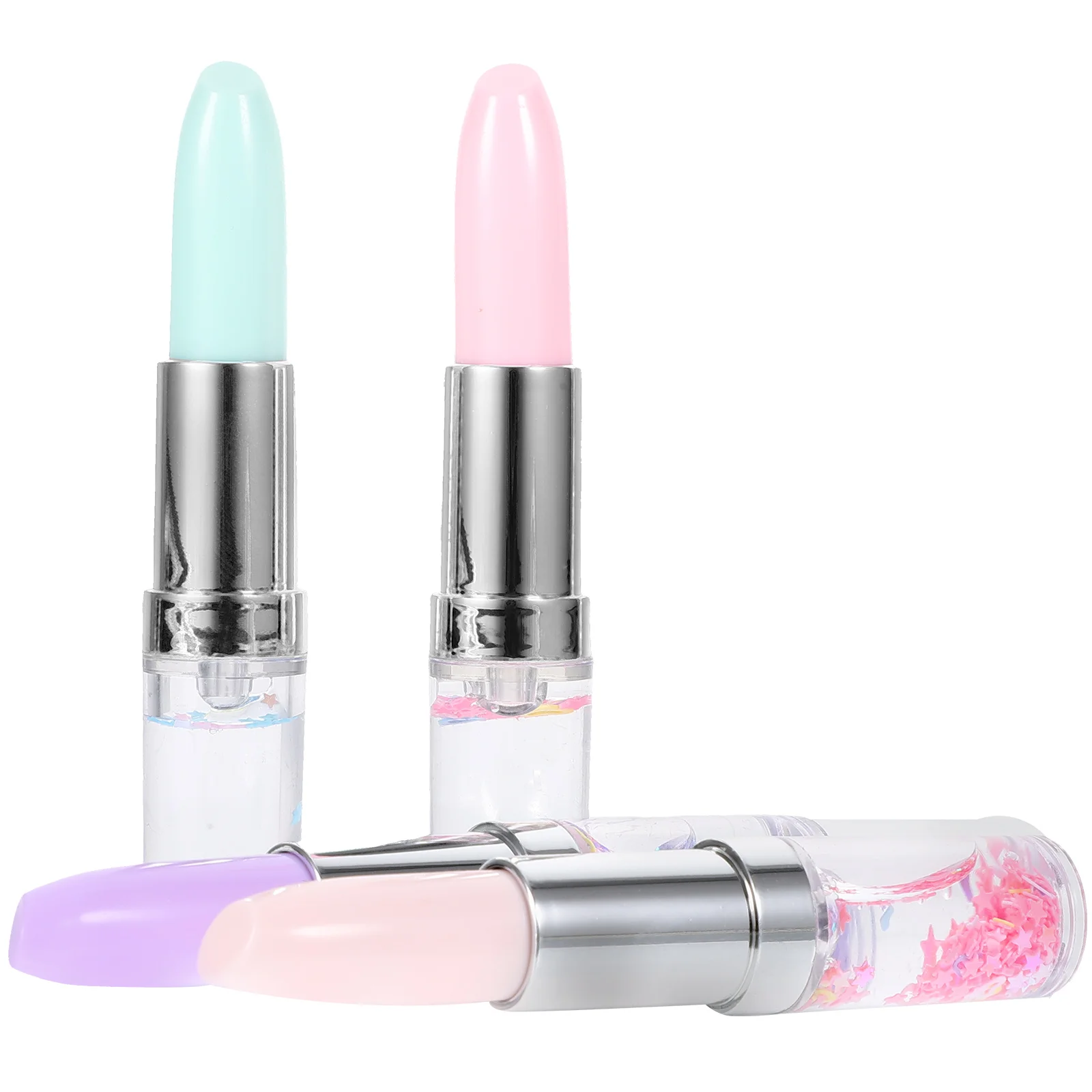 

4Pcs Stylish Lipstick Pens 0.5mm Smooth Writing Creative Gel Pens Stationery for School Office Stationery