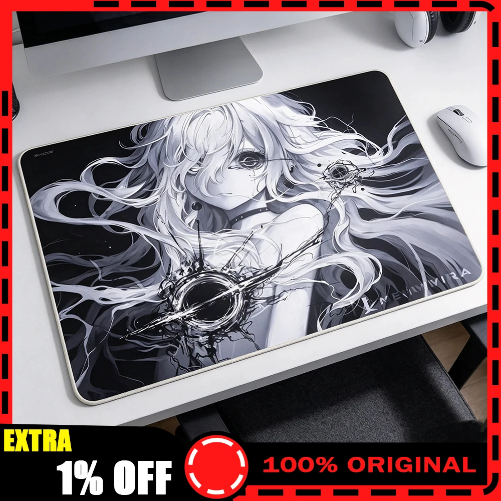 PAN Esports Black Hole Glass Gaming Mousepad  FPS Both Speed And Smoothness Mouse Pad For TTK APEX CSGO PC Accessories For Gifts