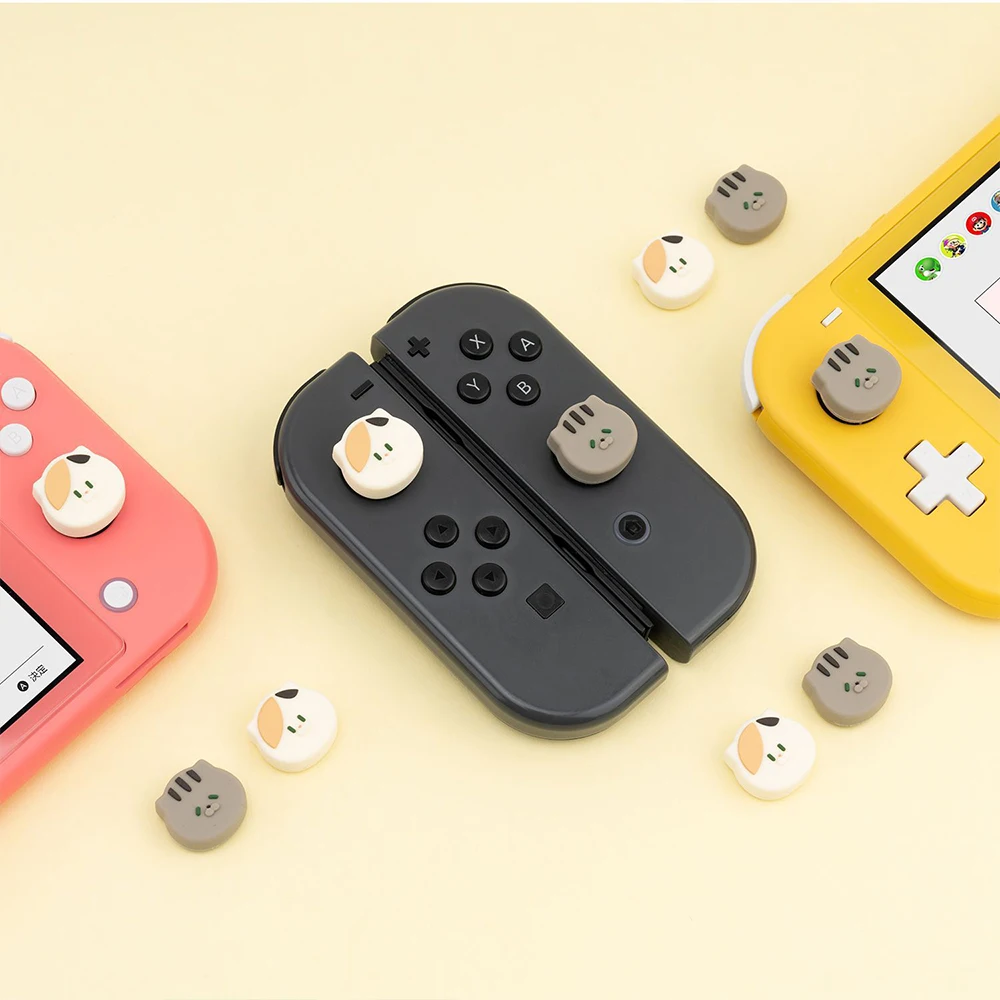 Capuchons de poignée de pouce en Silicone, pour Nintendo Switch et Switch, accessoires