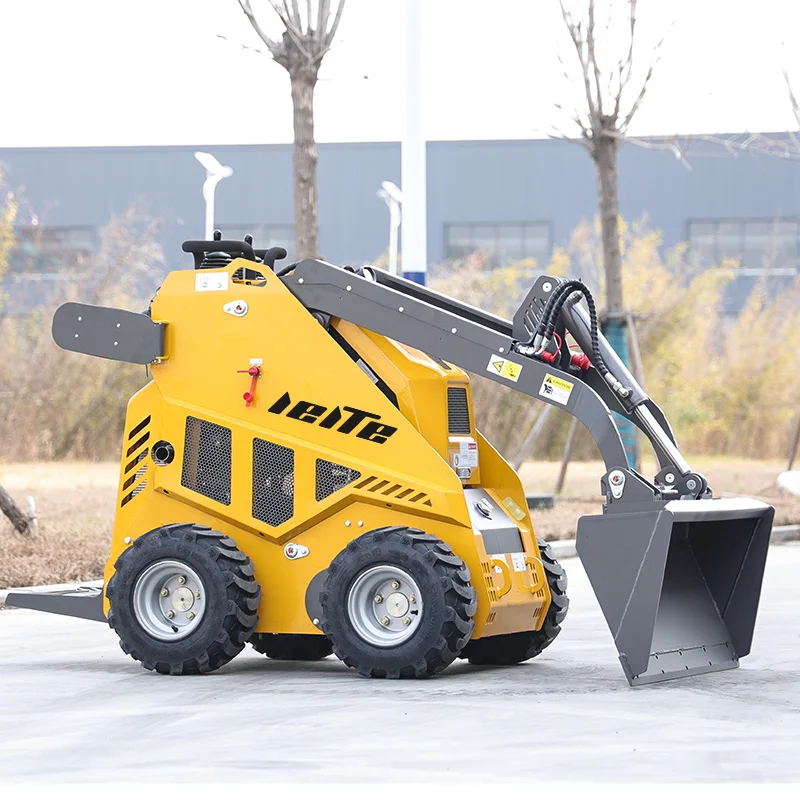 Customized Diesel Mini Skid Steer Loader Multi Functional Sliding Skid steer loader Hydraulic New Function mini Loader